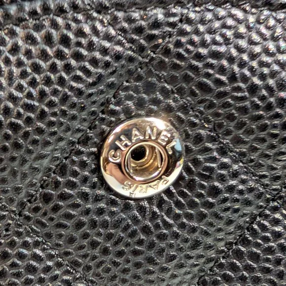 Chanel Black Caviar Classic Jumbo Double Flap Bag - Picture 9 of 16